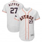 Men's Jose Altuve #27 Houston Astros 2019 Postseason Flex Base Team Jersey White