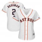 Women's Alex Bregman #2 Houston Astros 2019 Postseason Cool Base Player Jersey White