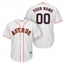 Custom Men's Houston Astros Cool Base Jersey White