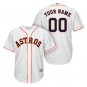 Custom Men's Houston Astros Cool Base Jersey White