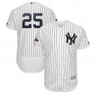 Men's Gleyber Torres #25 New York Yankees 2019 Postseason Flex Base Team Jersey White