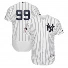 Men's Aaron Judge #99 New York Yankees 2019 Postseason Flex Base Team Jersey White