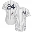 Men's Gary Sanchez #24 New York Yankees 2019 Postseason Flex Base Team Jersey White