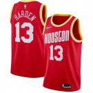 Men's James Harden #13 Houston Rockets Hardwood Classics Swingman Jersey Red