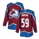 Men's Cale Makar #59 Colorado Avalanche Jersey Burgundy Size S M L XL XXL XXXL