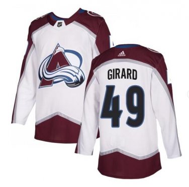 Men's Samuel Girard #49 Colorado Avalanche Jersey White Size S M L XL XXL XXXL