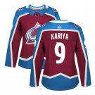 Women's Paul Kariya #9 Colorado Avalanche Home Player Jersey Burgundy Size S M L XL XXL