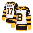 Men's Patrice Bergeron #37 Boston Bruins Jersey White Size S M L XL XXL XXXL