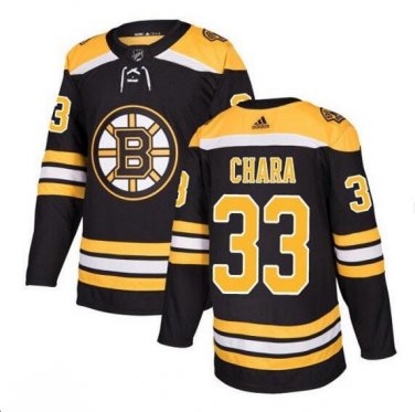 Men's Zdeno Chara #33 Boston Bruins Jersey Black Size S M L XL XXL XXXL