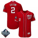 Men's Adam Eaton #2 Washington Nationals 2019 World Series Flex Base Home Player Jersey Red