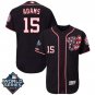 Men's Matt Adams #15 Washington Nationals 2019 World Series Flex Base Home Player Jersey Navy