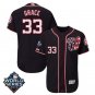 Men's Matt Grace #33 Washington Nationals 2019 World Series Flex Base Home Player Jersey Navy