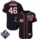 Men's Patrick Corbin #46 Washington Nationals 2019 World Series Flex Base Home Player Jersey Navy