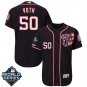 Men's Austin Voth #50 Washington Nationals 2019 World Series Flex Base Home Player Jersey Navy