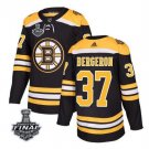 Men's Patrice Bergeron #37 Boston Bruins 2019 Stanley Cup Final Player Jersey Black