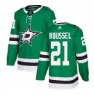 Men's Antoine Roussel #21 Dallas Stars Home Player Jersey Kelly Green