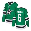 Men's Julius Honka #6 Dallas Stars Home Player Jersey Kelly Green