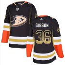 Men's John Gibson #36 Anaheim Ducks 2019 Home Player Jersey Black Drift Fashion