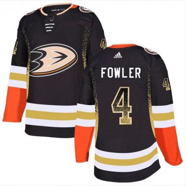 Men's Cam Fowler #4 Anaheim Ducks 2019 Home Player Jersey Black Drift Fashion