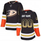 Custom Men's Anaheim Ducks 2019 Home Jersey Black Drift Fashion