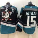 Men's Ryan Getzlaf #15 Anaheim Ducks Alternate Jersey Black Teal