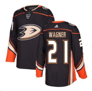 Men's Chris Wagner #21 Anaheim Ducks Home Player Jersey Black