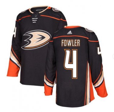 Men's Cam Fowler #4 Anaheim Ducks Home Player Jersey Black