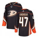 Men's Hampus Lindholm #47 Anaheim Ducks Home Player Jersey Black