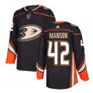 Men's Josh Manson #42 Anaheim Ducks Home Player Jersey Black