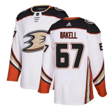 Men's Rickard Rakell #67 Anaheim Ducks Home Player Jersey White