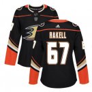 Women's Rickard Rakell #67 Anaheim Ducks Home Player Jersey Black Size S M L XL XXL