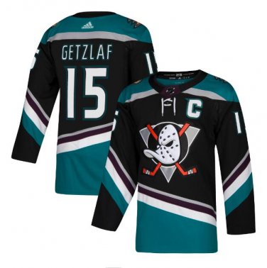 Men's Ryan Getzlaf #15 Anaheim Ducks Alternate Blank Player Jersey Black