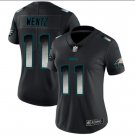 Women's Carson Wentz #11 Philadelphia Eagles 2019 Limited Player Jersey Black Smoke Fashion