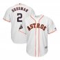 Men's Alex Bregman #2 Houston Astros 2019 World Series Bound Cool Base Player Jersey White