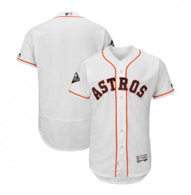 Men's Houston Astros 2019 World Series Bound Flex Base Jersey White