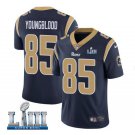 Men's Jack Youngblood #85 Los Angeles Rams Limited Player Jersey Navy