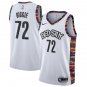 Men's Biggie #72 Brooklyn Nets 2019/20 Swingman Jersey White City Edition
