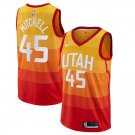 Men's Donovan Mitchell #45 Utah Jazz 2019/20 Swingman Jersey Gold City Edition