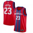 Men's Blake Griffin #23 Detroit Pistons 2019/20 Swingman Jersey Red City Edition