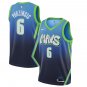 Men's Kristaps Porzingis #6 Dallas Mavericks 2019/20 Swingman Jersey Blue City Edition