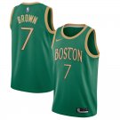 Men's Jaylen Brown #7 Boston Celtics 2019/20 City Edition Swingman Jersey Kelly Green