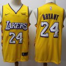 Men's Kobe Bryant #24 Los Angeles Lakers 2019/20 Swingman Jersey Yellow City Edition