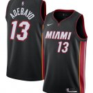 Size XXL Men's Bam Adebayo #13 Miami Heat 2020/21 Swingman Jersey Black Icon Edition