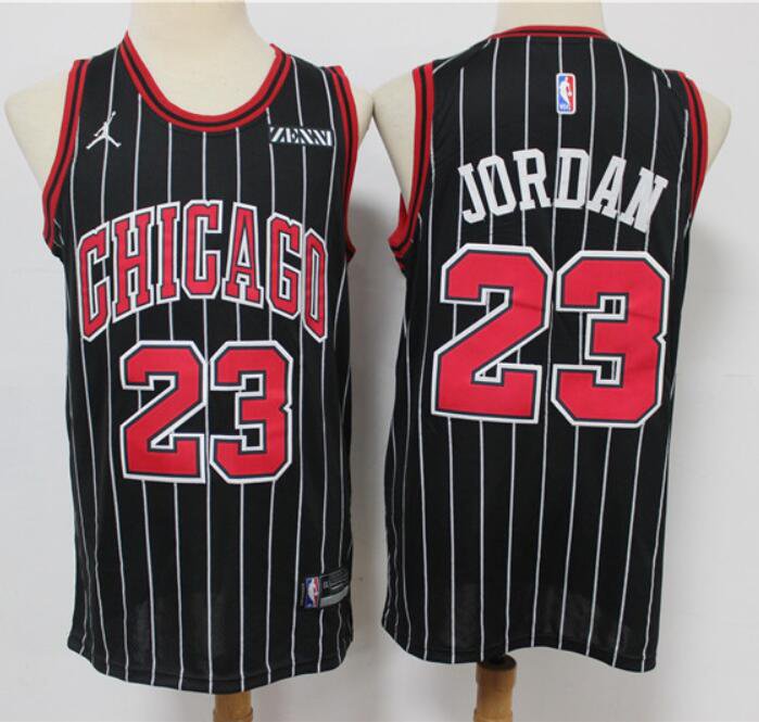 Men's Michael Jordan #23 Chicago Bulls Jersey Black 01