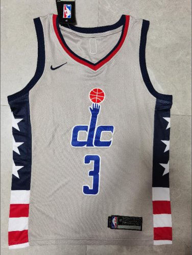 Men's Bradley Beal #3 Washington Wizards 2020/21 Swingman Jersey Gray - City Edition