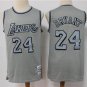 Men's Kobe Bryant #24 Los Angeles Lakers Limited Jersey - Gray