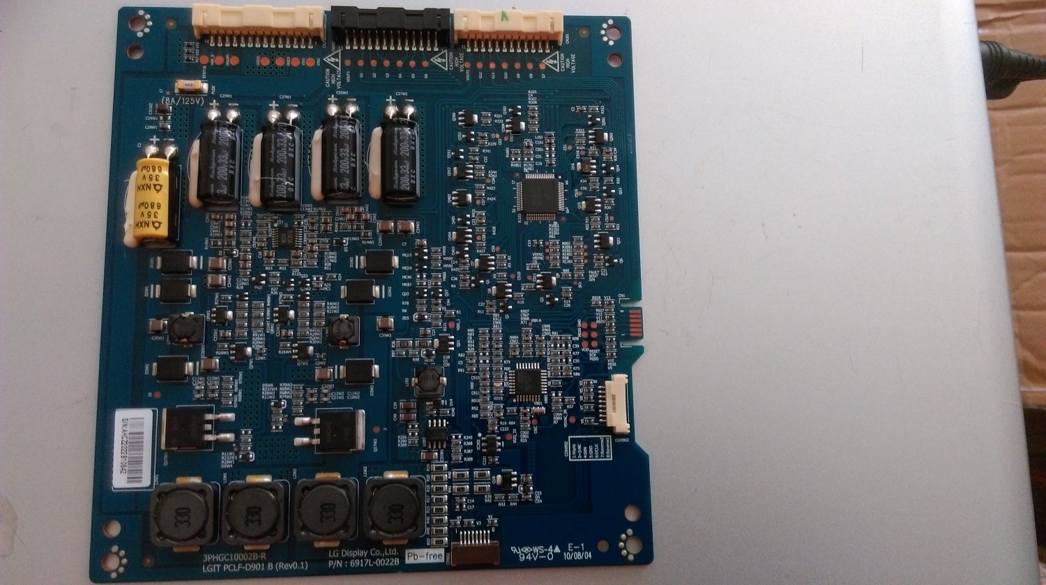 TOSHIBA 42SL738B 6917L-0022B 3PHGC10002B-R INVERTER BOARD
