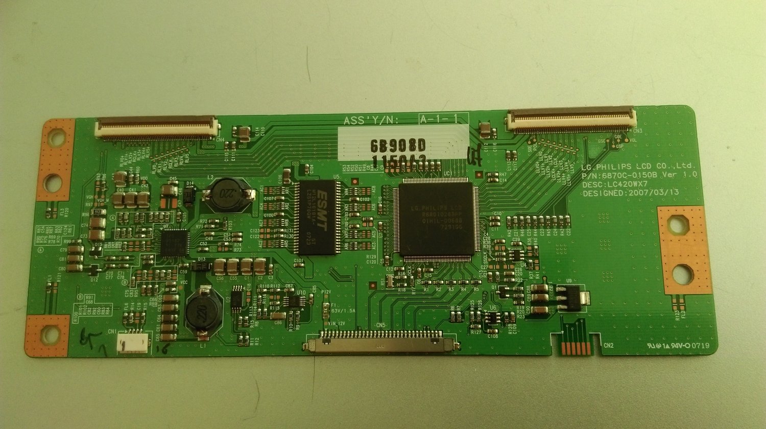 LG T-con Board 6870c-0150b Ver 1.0 Lc420wx7