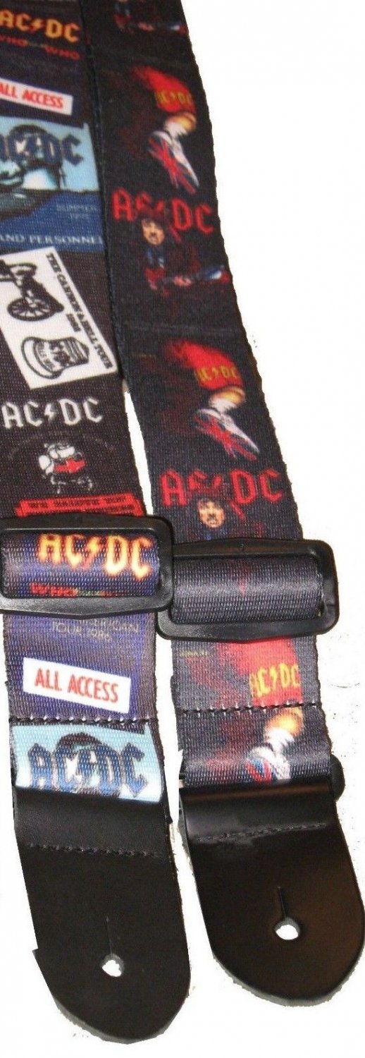 AC/DC MATERIAL GUITAR STRAP ANGUS YOUNG