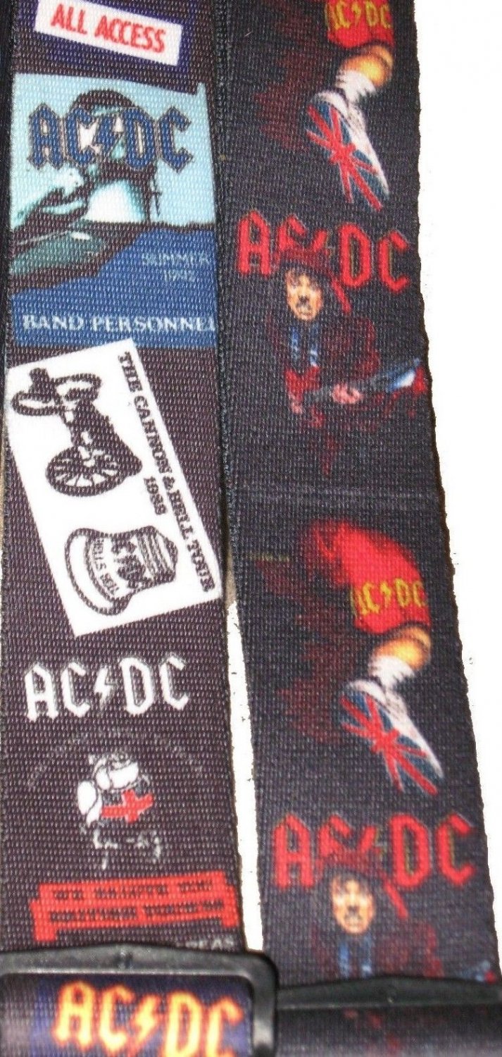 AC/DC MATERIAL GUITAR STRAP ANGUS YOUNG